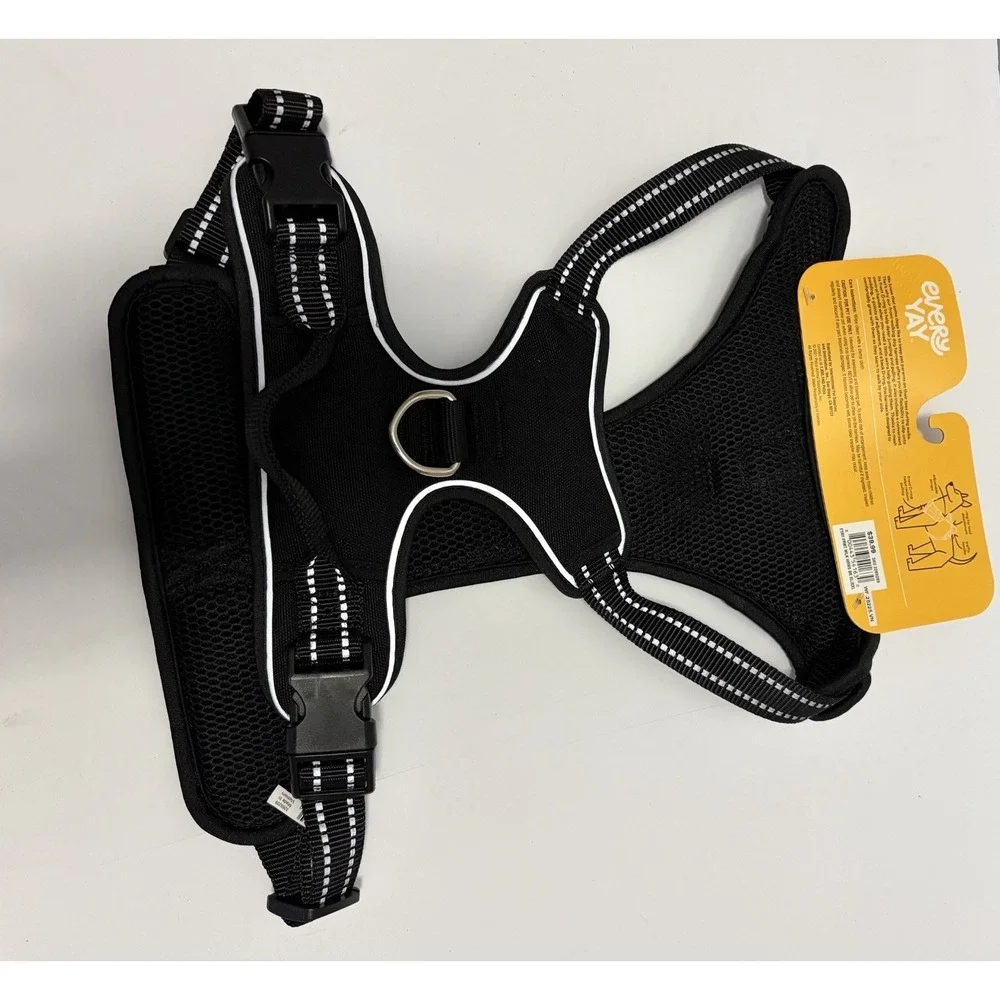 EveryYay Embrace The Pace No Pull Dog Harness Reflective Black Handle XL XXL